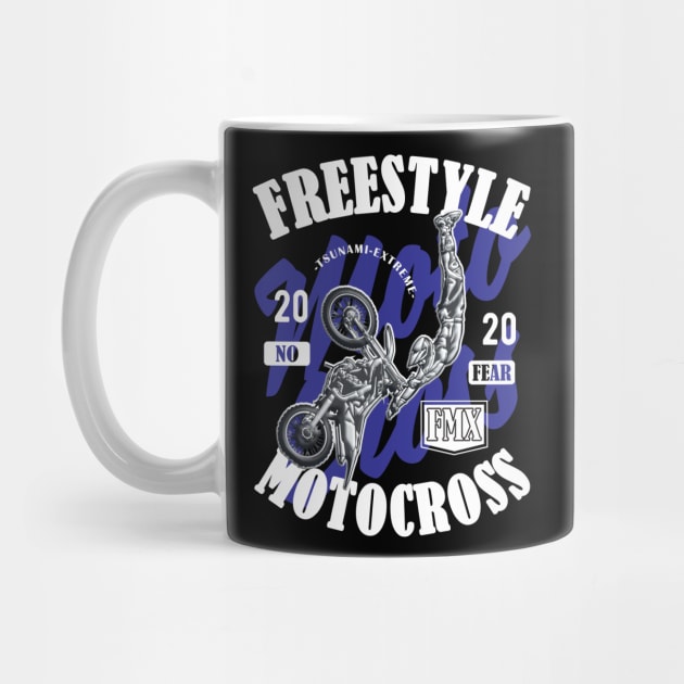 Freestyle Motocross FMX No Fear Blue by Hariolf´s Mega Store